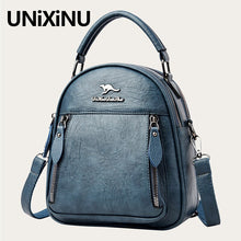 Load image into Gallery viewer, Vintage PU Leather Backpacks
